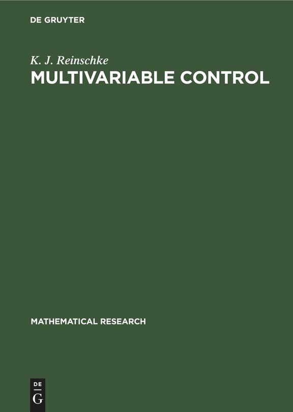 Front cover_Multivariable Control