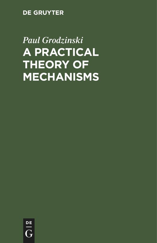 Couverture_A Practical Theory of Mechanisms