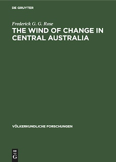 Front cover_The Wind of Change in Central Australia