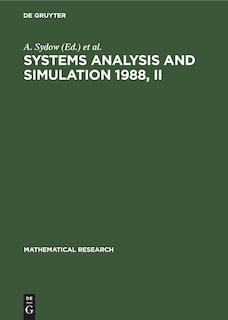 Couverture_Systems Analysis and Simulation 1988, II