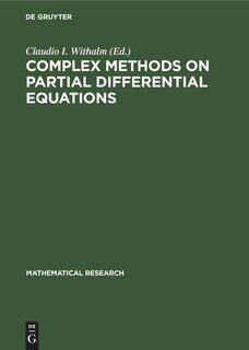 Front cover_Complex Methods on Partial Differential Equations