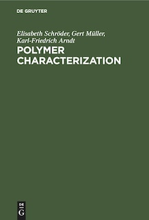 Front cover_Polymer Characterization