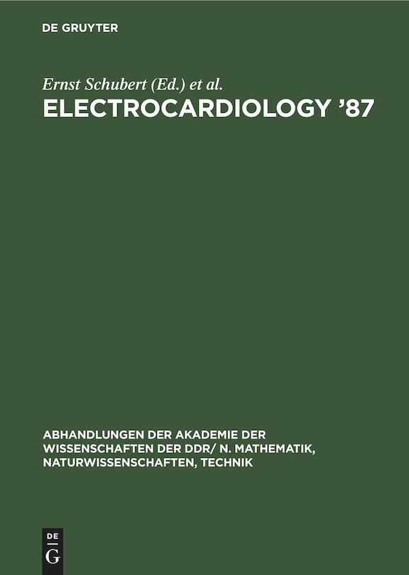 Couverture_Electrocardiology ’87