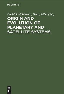 Front cover_Origin and Evolution of Planetary and Satellite Systems