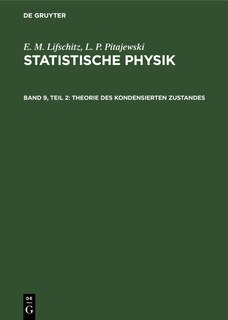 Front cover_Statistische Physik, Teil 2: Theorie des Kondensierten Zustandes