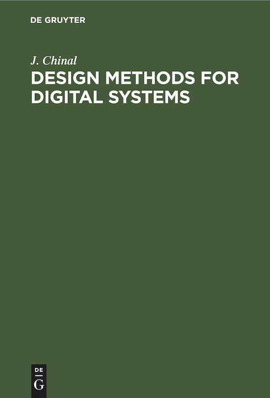 Couverture_Design Methods for Digital Systems