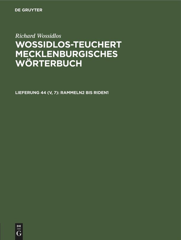 Front cover_Rammeln2 bis riden1