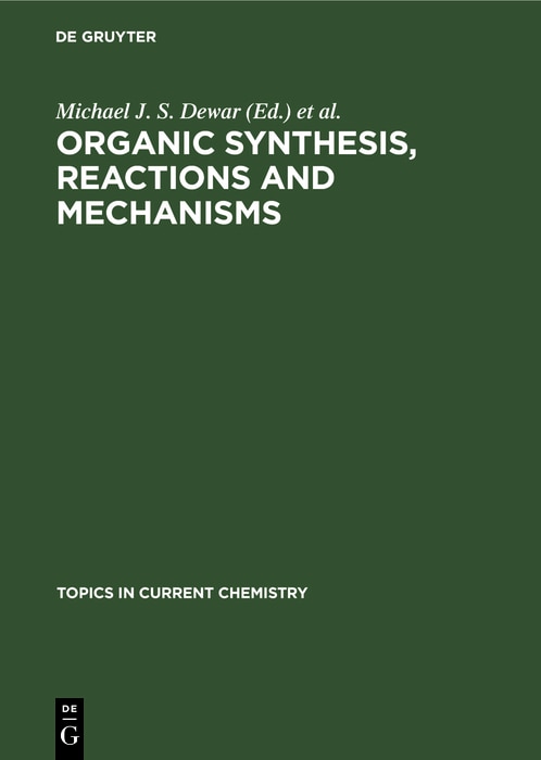 Couverture_Organic Synthesis, Reactions and Mechanisms