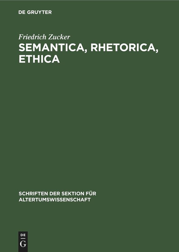 Front cover_Semantica, Rhetorica, Ethica