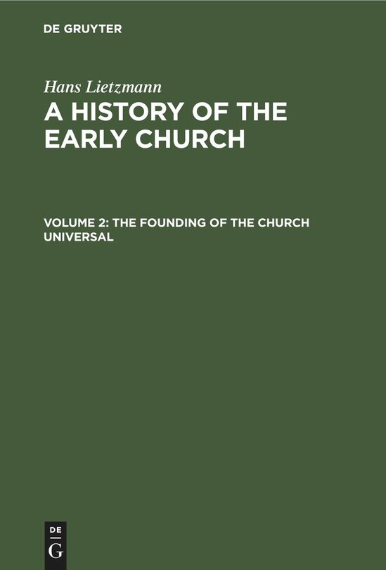 Couverture_The Founding of the Church Universal
