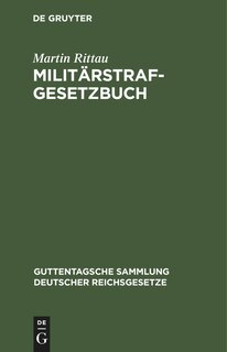Front cover_Militärstrafgesetzbuch