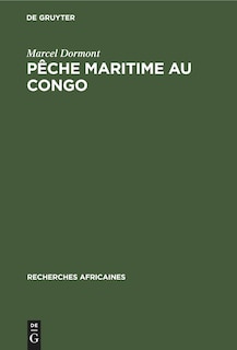 Front cover_Pêche maritime au Congo