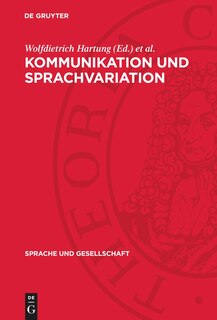 Front cover_Kommunikation und Sprachvariation