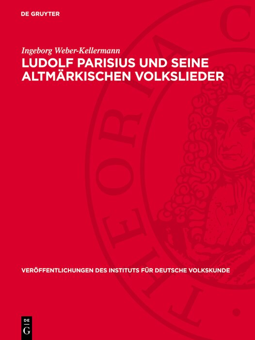Front cover_Ludolf Parisius und seine altmärkischen Volkslieder