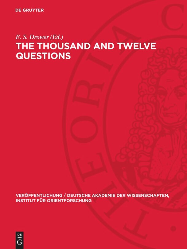 Front cover_The Thousand and Twelve Questions