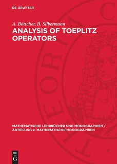 Front cover_Analysis of Toeplitz Operators