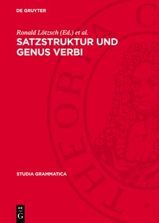 Front cover_Satzstruktur und Genus verbi