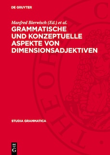 Couverture_Grammatische und konzeptuelle Aspekte von Dimensionsadjektiven