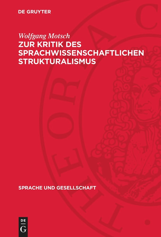 Front cover_Zur Kritik des sprachwissenschaftlichen Strukturalismus