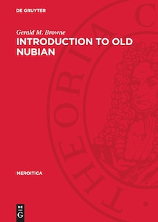 Couverture_Introduction to Old Nubian