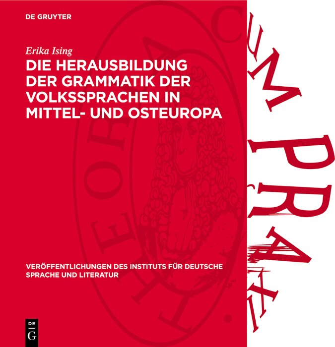 Front cover_Die Herausbildung der Grammatik der Volkssprachen in Mittel- und Osteuropa