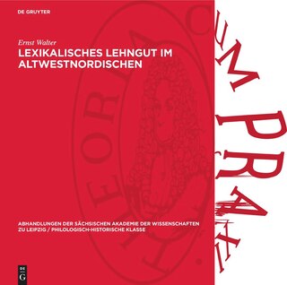 Front cover_Lexikalisches Lehngut im Altwestnordischen
