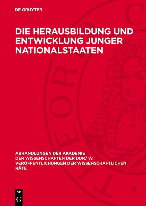 Front cover_Die Herausbildung und Entwicklung junger Nationalstaaten