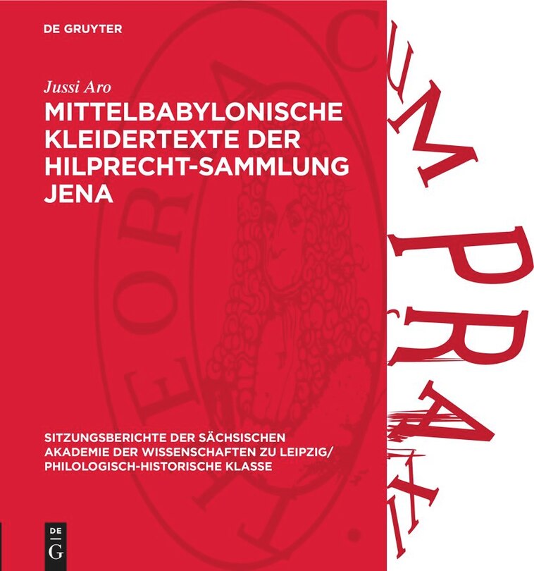 Couverture_Mittelbabylonische Kleidertexte der Hilprecht-Sammlung Jena