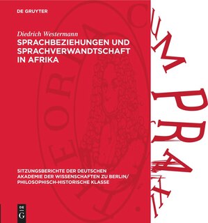 Front cover_Sprachbeziehungen und Sprachverwandtschaft in Afrika