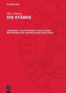 Front cover_Hauptgruppe 5: Analytische Bestimmung und Untersuchung der Stärke