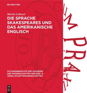 Front cover_Die Sprache Skakespeares und das amerikanische Englisch