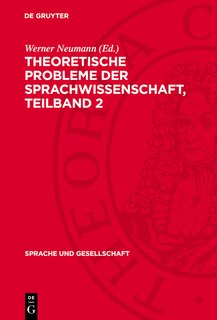 Couverture_Theoretische Probleme der Sprachwissenschaft. Teilband 2