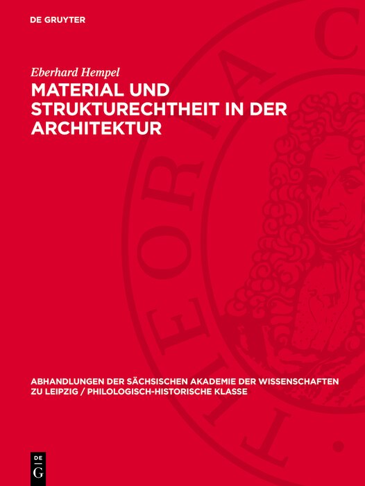 Couverture_Material und Strukturechtheit in der Architektur