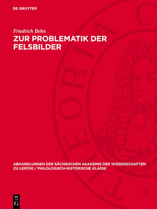 Front cover_Zur Problematik der Felsbilder