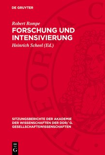Front cover_Forschung und Intensivierung