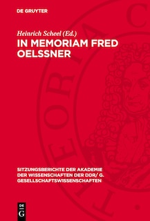Front cover_In memoriam Fred Oelßner