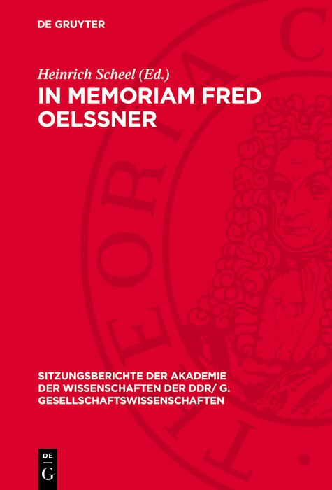 Front cover_In memoriam Fred Oelßner