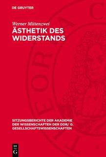 Front cover_Ästhetik des Widerstands