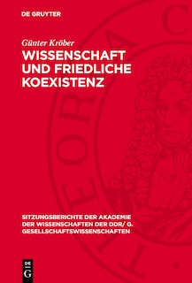 Front cover_Wissenschaft und friedliche Koexistenz