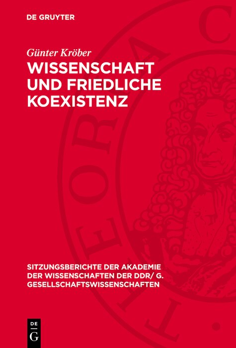 Front cover_Wissenschaft und friedliche Koexistenz