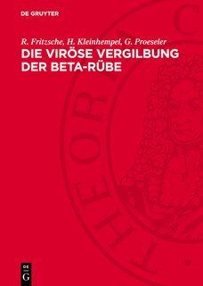 Front cover_Die viröse Vergilbung der Beta-Rübe
