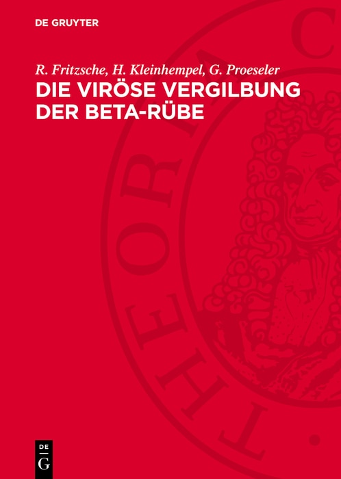 Front cover_Die viröse Vergilbung der Beta-Rübe