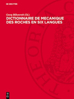 Front cover_Dictionnaire de mecanique des roches en six langues