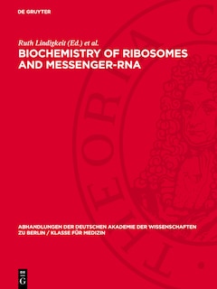 Front cover_Biochemistry of Ribosomes and Messenger-RNA