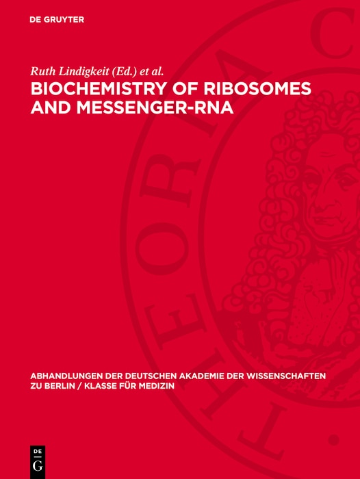 Front cover_Biochemistry of Ribosomes and Messenger-RNA