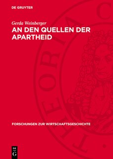 Front cover_An den Quellen der Apartheid