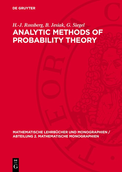 Front cover_Analytic Methods of Probability Theory