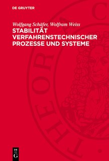 Front cover_Stabilität verfahrenstechnischer Prozesse und Systeme