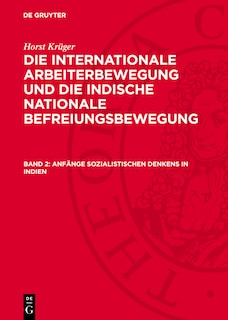 Front cover_Anfänge sozialistischen Denkens in Indien