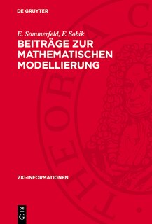 Front cover_Beiträge zur mathematischen Modellierung